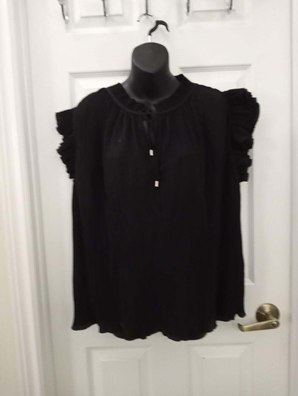 DKNY Accordian Blouse